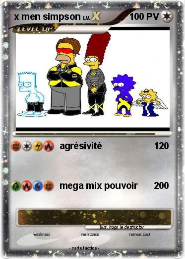 Pokemon x men simpson
