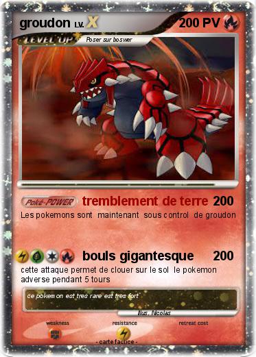 Pokemon groudon