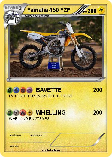 Pokemon Yamaha 450 YZF