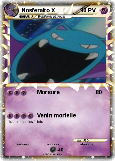 Pokemon Nosferalto X