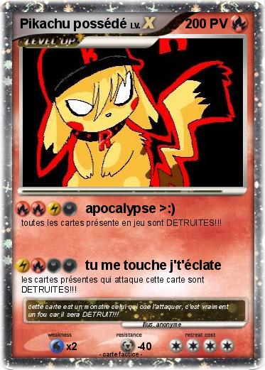 Pokemon Pikachu possédé