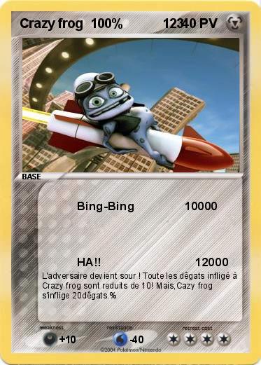 Pokemon Crazy frog  100%           123