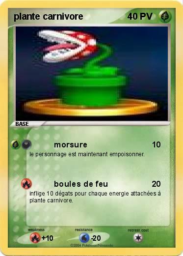 Pokemon plante carnivore
