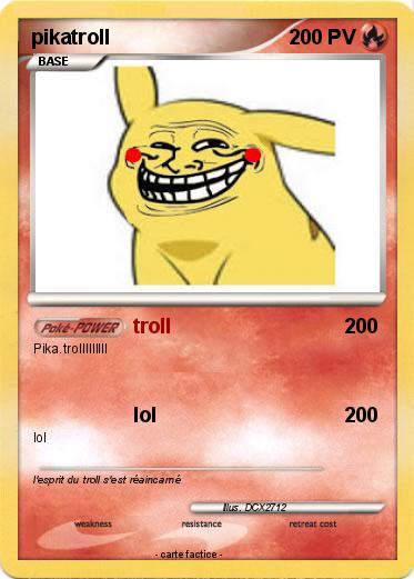 Pokemon pikatroll