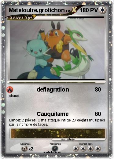 Pokemon Mateloutre,grotichon