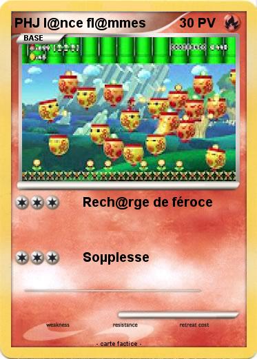 Pokemon PHJ l@nce fl@mmes