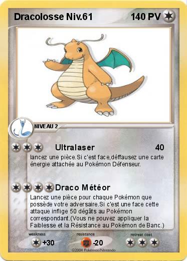 Pokemon Dracolosse Niv.61