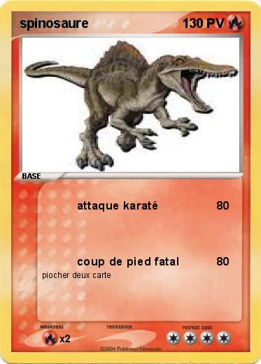 Pokemon spinosaure
