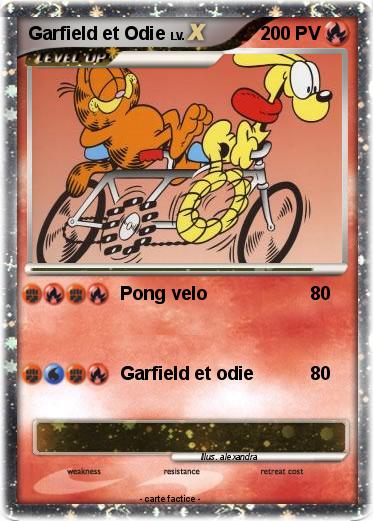 Pokemon Garfield et Odie