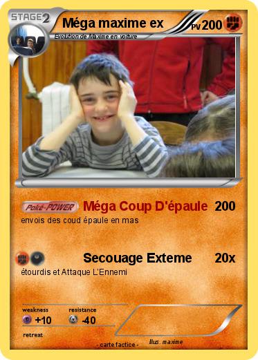 Pokemon Méga maxime ex