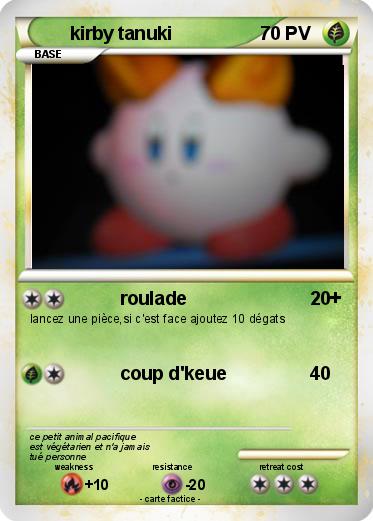 Pokemon kirby tanuki