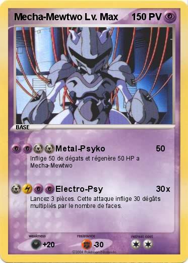 Pokemon Mecha-Mewtwo Lv. Max