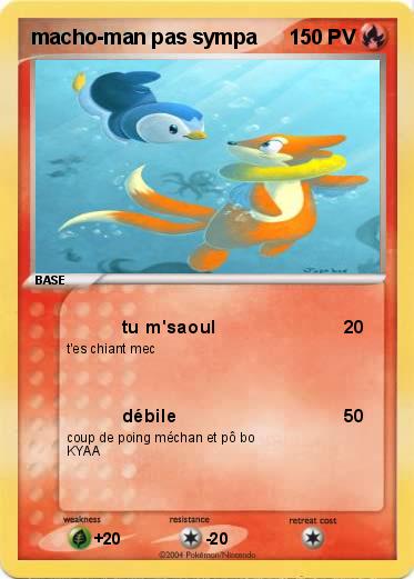 Pokemon macho-man pas sympa