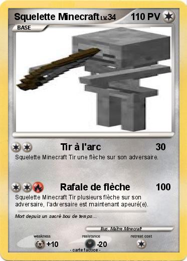 Pokemon Squelette Minecraft