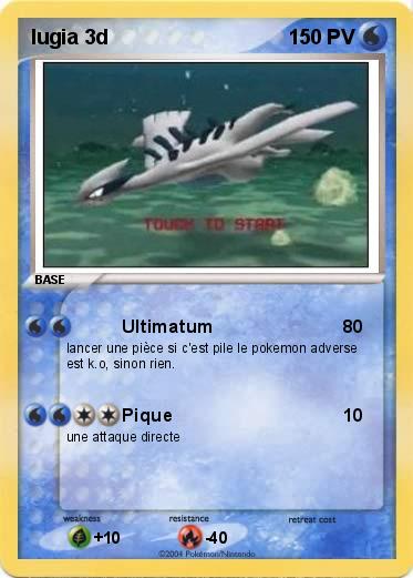 Pokemon lugia 3d