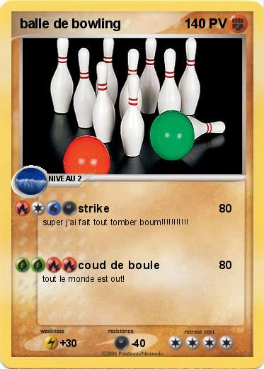 Pokemon balle de bowling