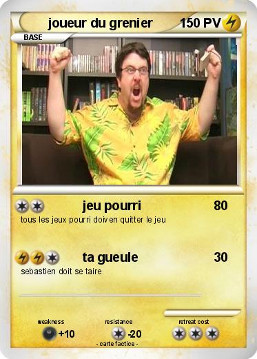Pokemon joueur du grenier