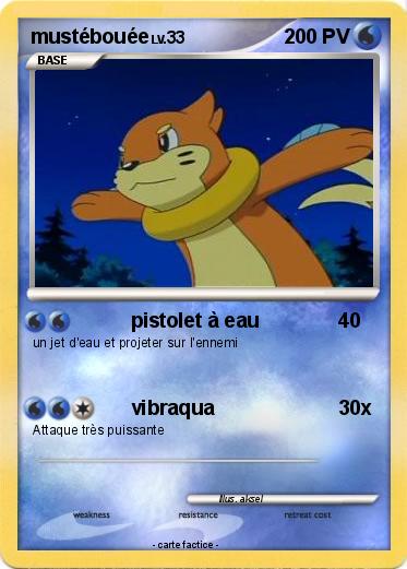 Pokemon mustébouée