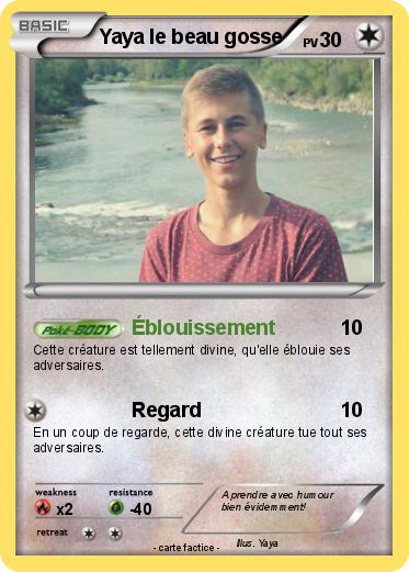 Pokemon Yaya le beau gosse