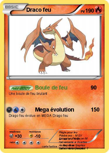 Pokemon Draco feu