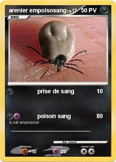 Pokemon arenier empoisosang