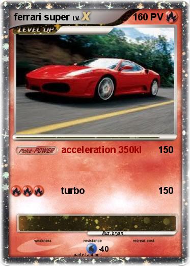 Pokemon ferrari super