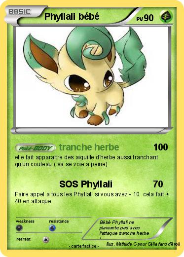 Pokemon Phyllali bébé
