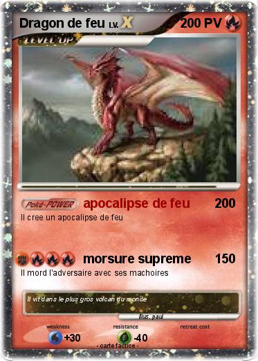 Pokemon Dragon de feu