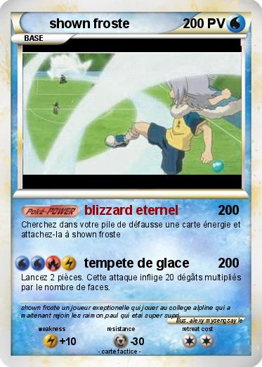 Pokemon shown froste