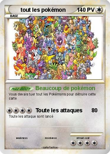 Pokemon tout les pokémon