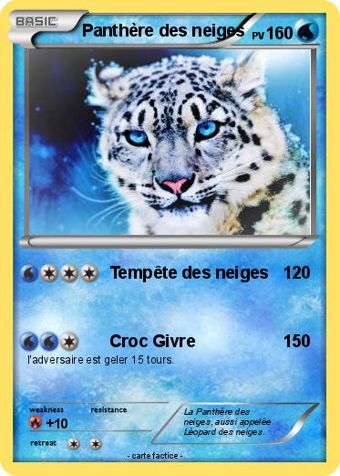 Pokemon Panthère des neiges