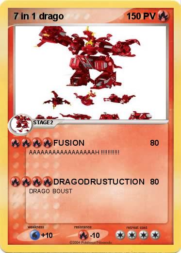 Pokemon 7 in 1 drago