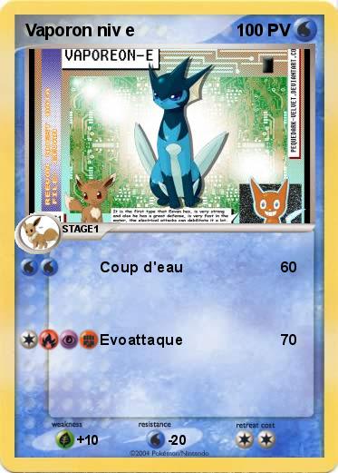 Pokemon Vaporon niv e