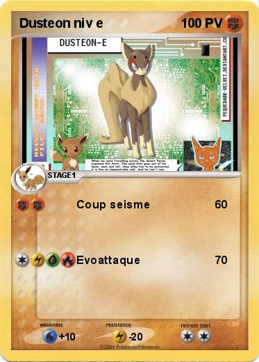 Pokemon Dusteon niv e