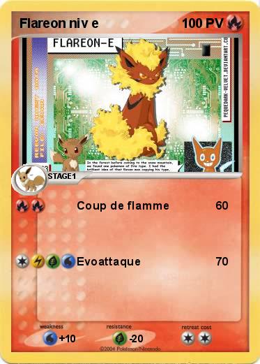Pokemon Flareon niv e