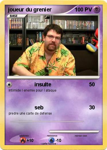 Pokemon joueur du grenier