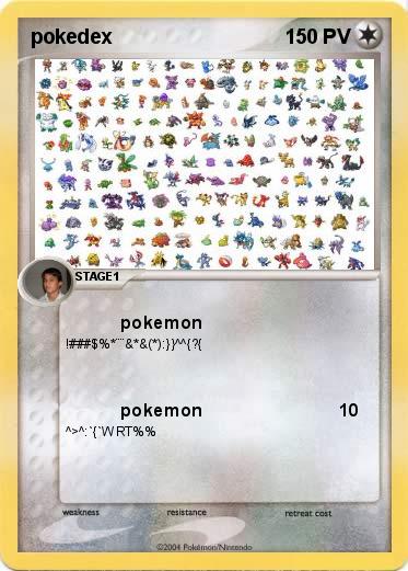 Pokemon pokedex