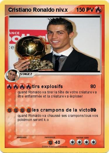 Pokemon Cristiano Ronaldo niv.x