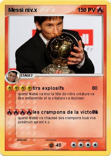 Pokemon Messi niv.x