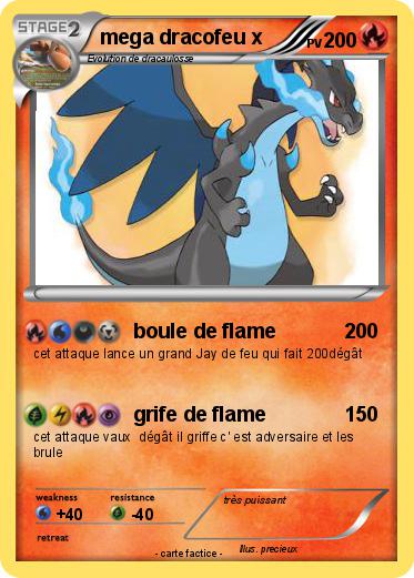 Pokemon mega dracofeu x