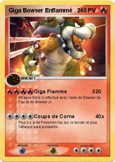 Pokemon Giga Bowser Enflammé   2