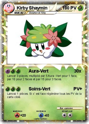 Pokemon Kirby Shaymin