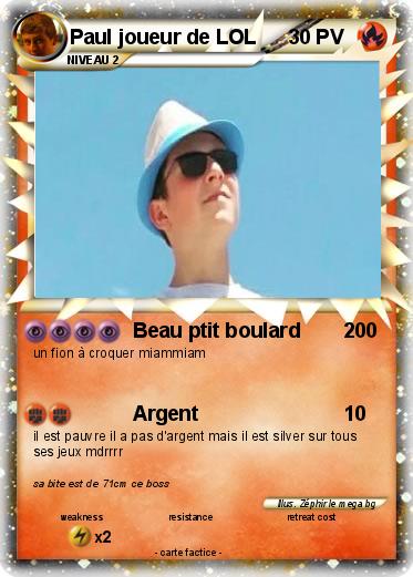 Pokemon Paul joueur de LOL