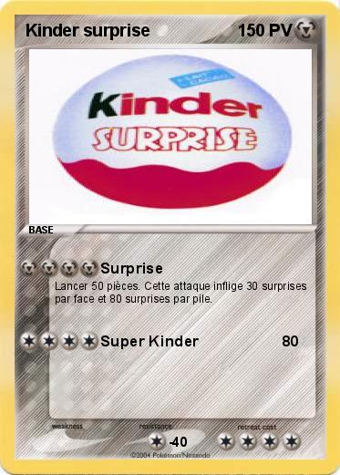 Pokemon Kinder surprise