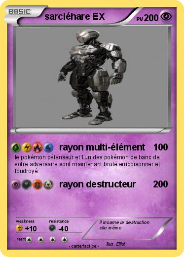 Pokemon sarcléhare EX