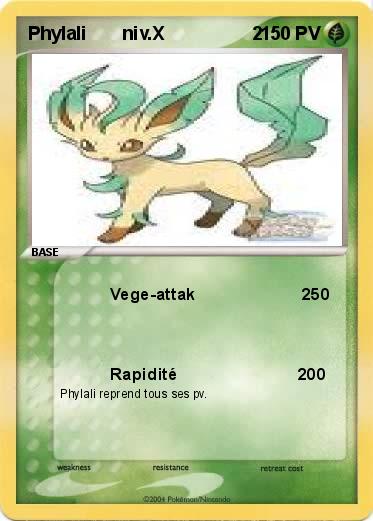 Pokemon Phylali       niv.X                 2