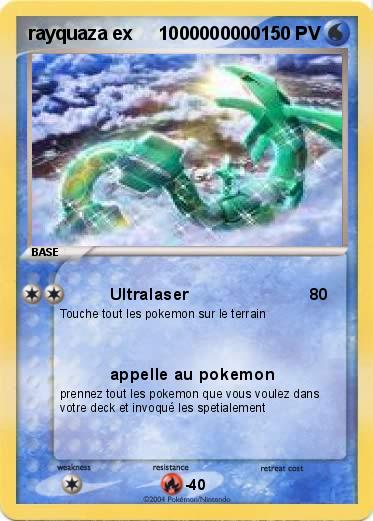 Pokemon rayquaza ex     1000000000