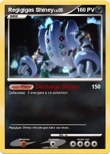 Pokemon Regigigas Shiney