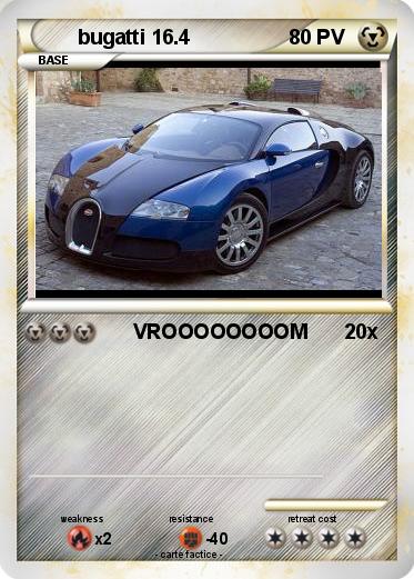 Pokemon bugatti 16.4