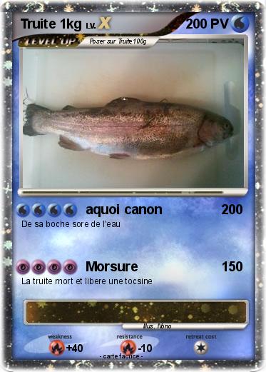 Pokemon Truite 1kg